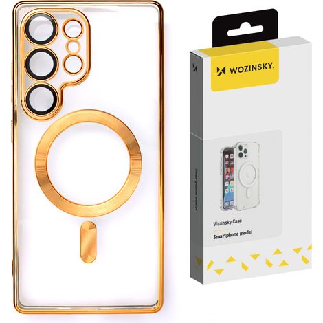 Funda MagSafe galvanizada para Samsung Galaxy S24 FE - Dorada (1/5)