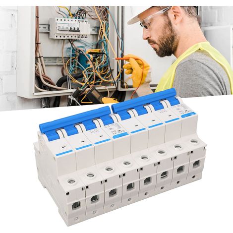 Disjoncteur à verrouillage BERM® DZ47-63 4P 32A, interrupteur de transfert pneumatique à double alimentation 400 V (1/5)