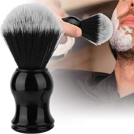 Pennello da barba portatile per uomo, setole morbidissime, manico elegante, pennello per la rasatura della barba, qualità professionale. (1/3)
