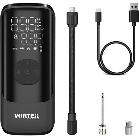 Vortex- Air Saver - Compresseur D'air Portatif - Powerbank Intégrée - Lampe Torche Led - 150 Psi (1/5)