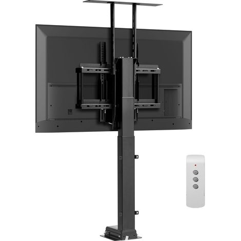 Support TV Motorisé pour Écrans 32-55", Charge Max 132 lbs, Réglable en Hauteur, avec Télécommande, Montage Mural ou sur Meuble (1/5)