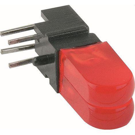 Mentor Mehrfach LED-Anzeige 1802.8832 LED-Baustein Gelb 2.5 x 5 mm 12.5 mcd 20 mA 2 V S=2-Fach, RM=2
