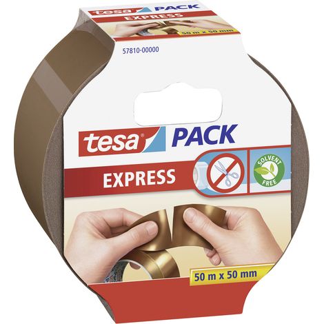 tesa EXPRESS 57810-00000-01 Packband tesapack® Braun (L x B) 50 m x 50 mm 1 St. (1/2)