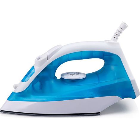 Fer à repasser vapeur électrique 1200W, chauffage rapide, portable et léger pour la maison, bleu 220V (1/5)