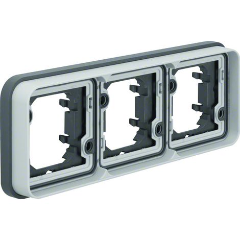 Cornice Berker 13303505 3 moduli orizzontale IP55 esterno