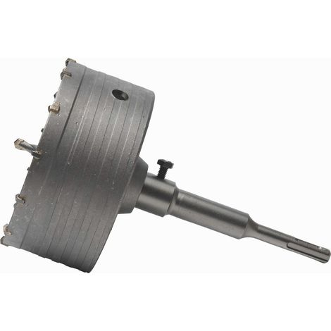 Werka Pro – Scie trépan SDS+ 125mm – Longueur 160mm – Carbure de tungstène pour béton et matériaux composites – Système d'emmanchement SDS+