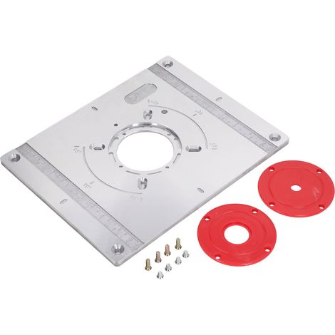 Frästisch-Einlegeplatte aus Aluminiumlegierung, multifunktionale Werkbankplatte für Fräsmaschinen und Graviermaschinen (1/5)