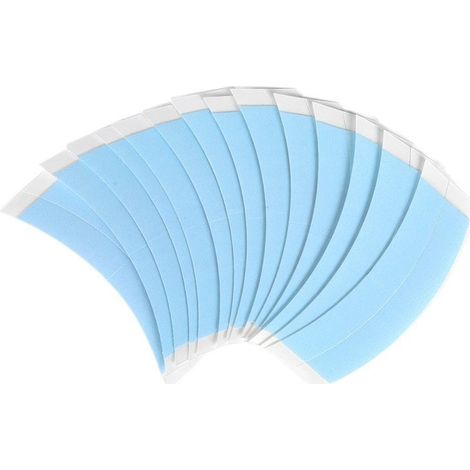 Lot de 36 pièces de colle imperméable double face à fixation ultra-forte pour perruques à dentelle frontale  ruban adhésif à fixation forte pour perruques à dentelle, pouvant remplacer le dissolvant p (1/5)