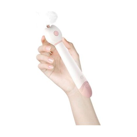 Chat Tease Laser à Double Tête, 2 en 1 Interactif Rétractable Canne à Plumes Jouet pour Intérieur des Chats Chiens Exercice(Poudre de Fleur de Cerisier) (1/4)