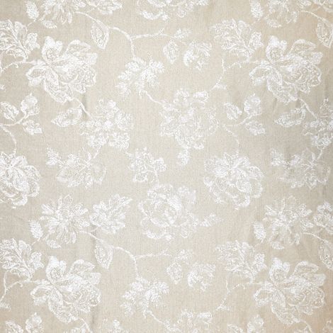 Tissu d’ameublement jacquard à motif floral Lin 140 cm (1/2)