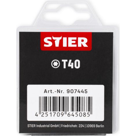 STIER TORX-Bit-Großpackung T40 (1/5)