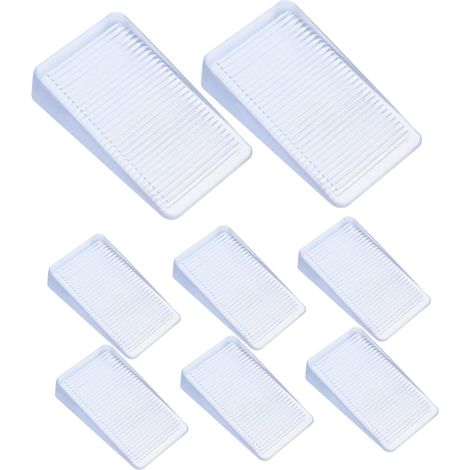 de 8 cales stabilisatrices en PVC blanc pour meubles (1/5)
