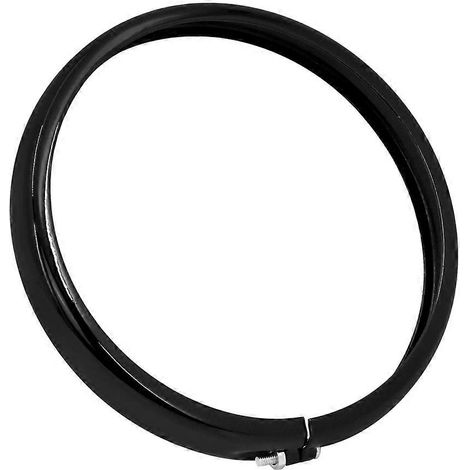 Bague de phare noire 5,75" pour moto Iron XL 883 1200 Dyna Softail Street Bob F (1/5)