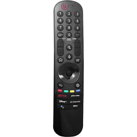 Télécommande de remplacement MR22GA AKB76039902 pour téléviseurs LG Smart TV OLED 2022 Z2, G2, C2, B2, A2 QNED99, 90, 85, 8 [DB] Noir (1/5)