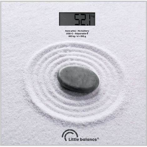 Pese Personne Zen USB-C 180kg/100g – Kleine Waage