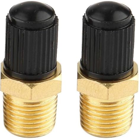 Car tyre valve core Motorcycle tubeless tyre threaded valve stem Tyre pressure monitoring 1/4 NPT brass valve stem (1/5)