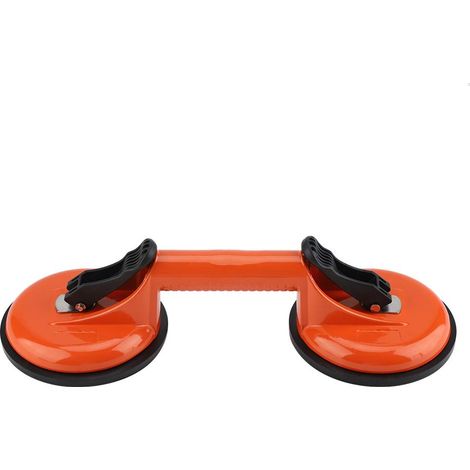 Extracteur de verre à ventouse en alliage d'aluminium pour déplacer lunettes, carreaux, miroirs (2 griffes) 2 griffes - (1/5)