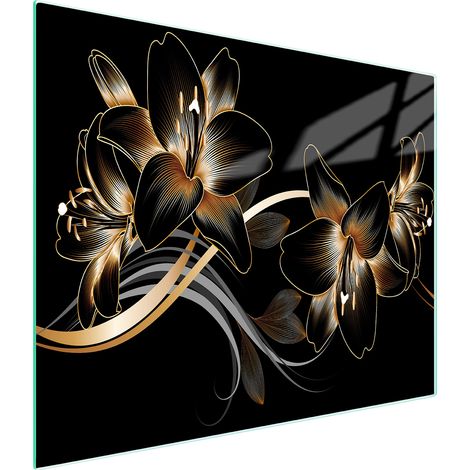 Glasschneidebrett 52x30 Orchidee (1/5)