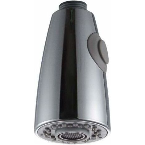 Ahlsen Deux Fonctions Robinet Cuisine Remplacement Extractible pour Douchette Evier Cuisine tête de pulvérisation en chrome 1/2\" L'interface (1/5)