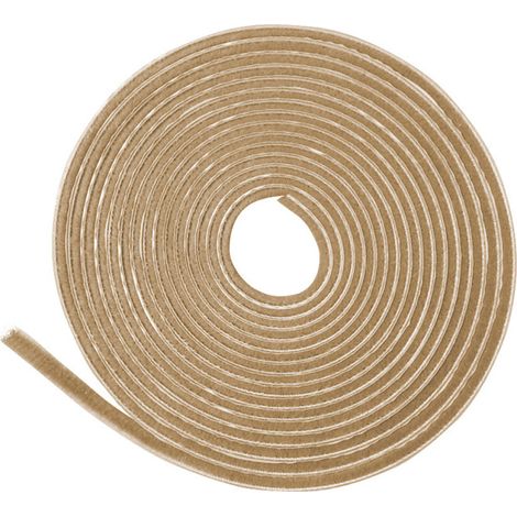 Bürstendichtung Schiebetür selbstklebend beige 4 mm 11 m lang