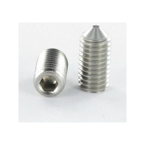 Vis métaux Sans tête six pans creux (sthc) Clé de 5 HC5 Inox A4 5X6 Bout pointeau-1 pièce