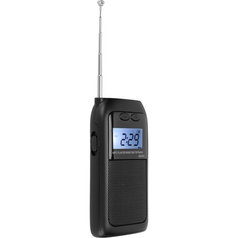 Radio numérique multifonction FM, MW et SW, compatible MP3, idéale pour le jogging et la salle de sport. (1/4)