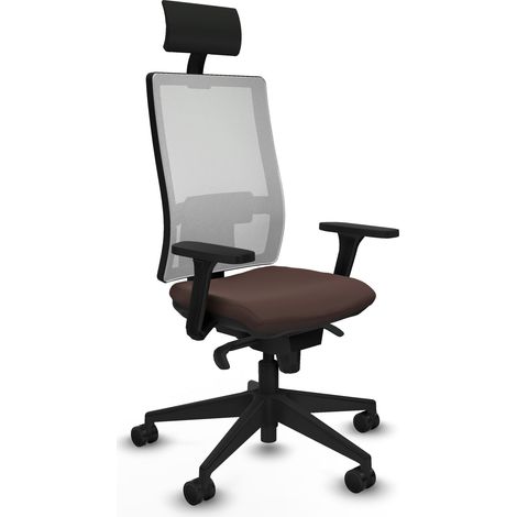Silla de oficina piqueras y crespo Horna cuero marrón (1/5)