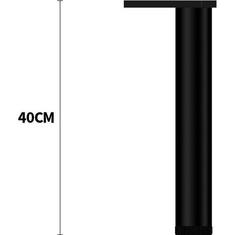 TAISHENGDA Verstellbare Aluminium-Möbelfüße, Küchen- und Badezimmermöbelfüße, 40 cm hoch, 4er-Pack (1/5)