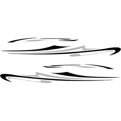 Autocollant en vinyle imperméable pour caravanes, camping-cars, pick-up (1/5)