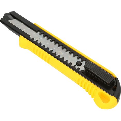 Universalmesser aus Edelstahl mit Gummigriff, Schneidwerkzeug für Papier, Kunststoff und Karton (TU-520A) (1/5)