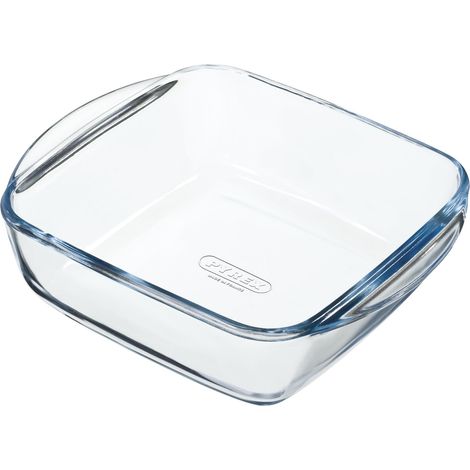 Plat à Four Rectangulaire, 23x15 cm, Verre Borosilicate, 1.1 L, Cuisson Homogène, Compatible Four, Micro-ondes, Congélateur et Lave-Vaisselle (1/5)