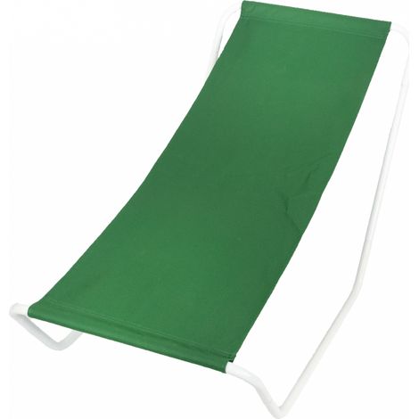 Silla plegable de jardín/playa LEZ4264, soporta hasta 100 kg + bolsa, color verde.