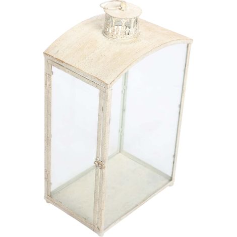 Lampion Latarnia Metalowa w Stylu Provence 46 cm (1/5)