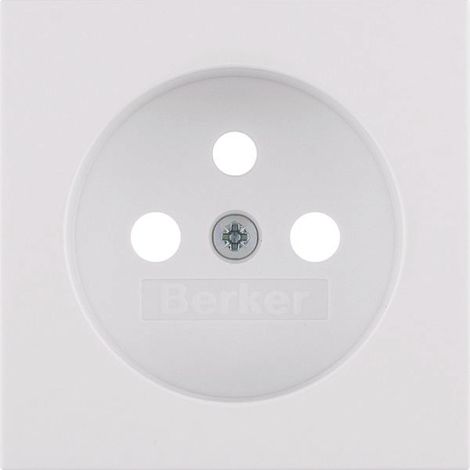 HAGER 3963808999 PLAQUE MURALE/CACHE INTERRUPTEUR BERKER (1/4)