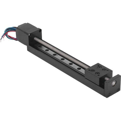 Rail Guide Linéaire 28mm, Actionneur Vis à Billes, Course 200mm pour Fraiseuse CNC DIY, Axe XYZ (1/5)