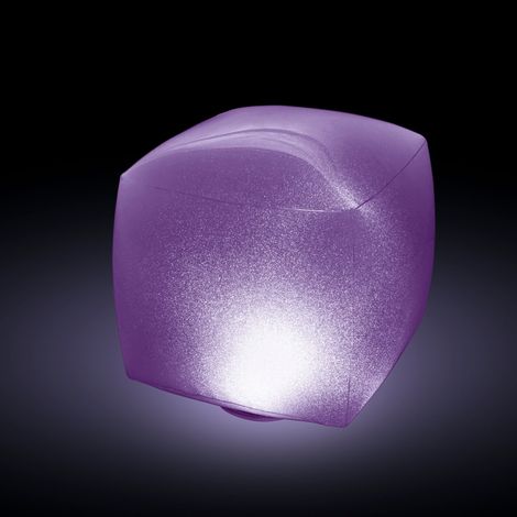 Cubo gonfiabile impermeabile a LED multicolore Intex 23x23x22cm
