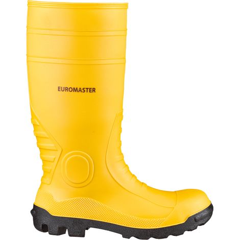 Feldtmann PVC Sicherheitsgummistiefel EUROMASTER 35362 S5 SRA Gr. 47 gelb (1/2)