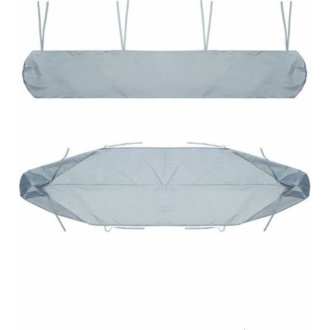 Protective Bag for 4m Grey Awning Storage Cover for Retractable Manual Awning Waterproof Dustproof Protective Cover for Terrace Awning (1/5)