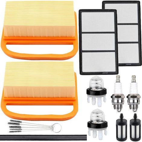 TS410 TS420 Filtre à air pré-nettoyant pour Stihl TS410 TS420 TS410Z TS420Z TS480i TS500i scie à béton Remplacez Les pièces 4238 141 0300 avec la Poire d'amorçage de Bougie d'allumage