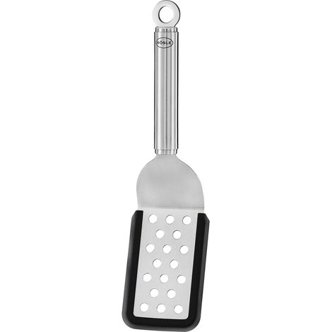 Rosle Sandwich-Palette gekropft mit Lochung Silikon Tavolozza da Cucina, Acciaio Inox 18/10 (1/2)