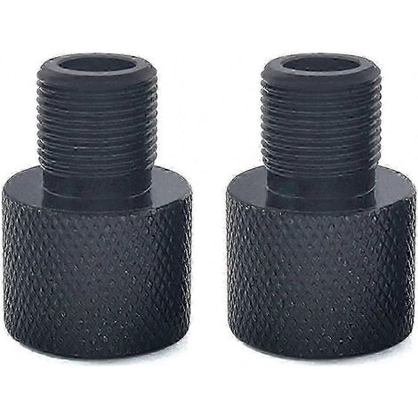 Adaptateur fileté en acier, 1/2-20 UNF femelle vers 1/2-28 UNEF mâle, trou traversant de 8 mm (1/4)