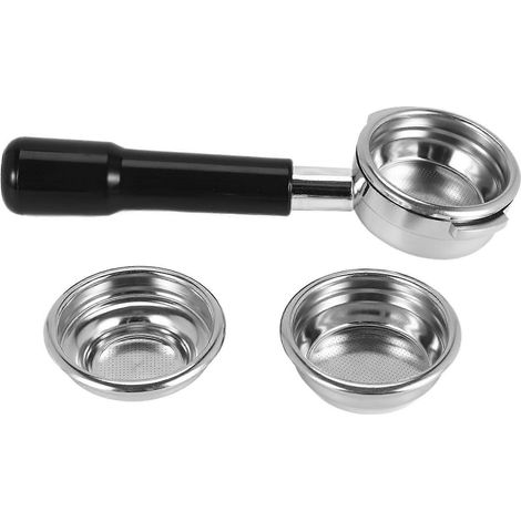 58MM sans fond acier inoxydable Professional café espresso porte filtre avec simple et double tasses panier filtre (1/5)