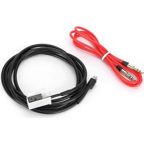 Adaptateur audio auxiliaire, câble audio Bluetooth pour voiture, prise jack 3,5 mm, compatible avec Octavia avec RCD510/RCD310