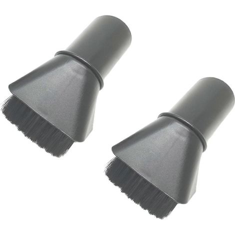 Lot de 2 brosses d'aspiration compatibles avec les aspirateurs eau et poussière Kärcher - Noir (1/5)