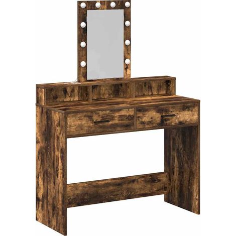 Maison Exclusive - Schminktisch mit Speicher Braun 100 x 41 x 140