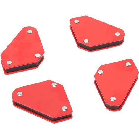 AIDUCHO 4pcs 9lb Angle De Soudure Locator Magnétique Aimant Coin Flèches Soudeur Soudure Soudure Outil De Support Pour Soudure Fixe (1/5)