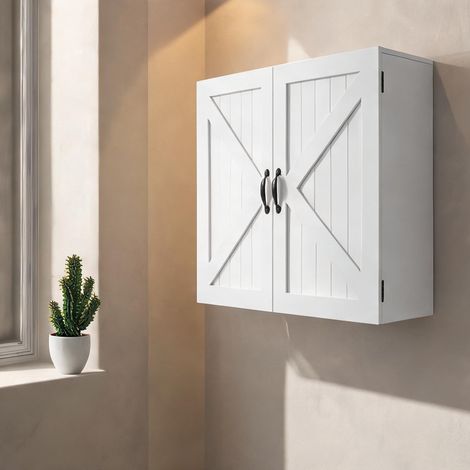 Meuble de salle de bain bianco en MDF 60 x 30 x 60 cm (1/5)