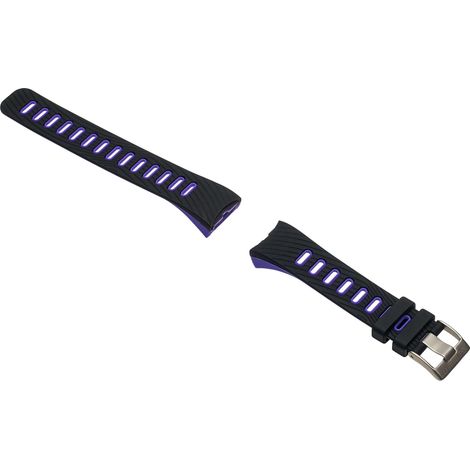 Cinturino per GPS Garrett Fit 23, nero e viola