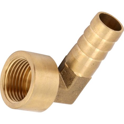 Raccord coudé femelle en laiton G1/2 pour tuyau, connecteur, adaptateur de joint (14 mm) (1/5)