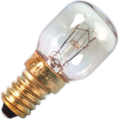 Calex 432110 Ampoule Four 300°C 240V 15W E14 transparente T22